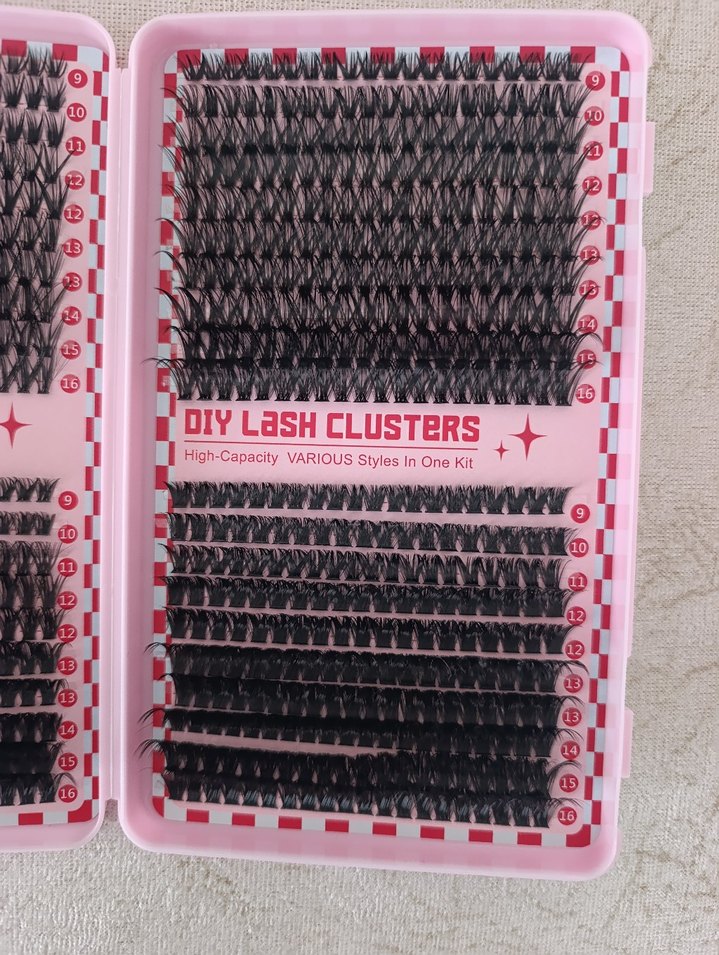 DIY Kirpik Küme Seti - Koyu Tonlar - Görsel 3