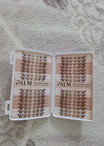 Bej Renkli PALM Takma Kirpik Seti - Görsel 2