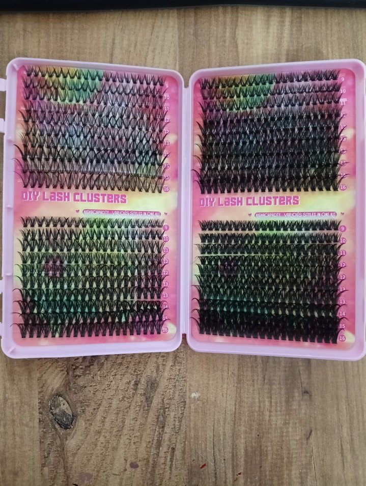 Renkli Çoklu Takma Kirpik Seti - Görsel 2