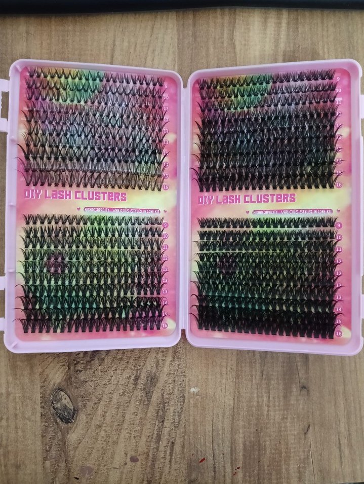 Pembe DIY Takma Kirpik Seti - Görsel 2