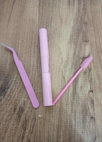 Pastel Pembe Takma Kirpik Seti - Görsel 2