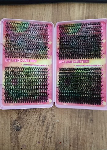 Renkli Çoklu Takma Kirpik - Görsel 2