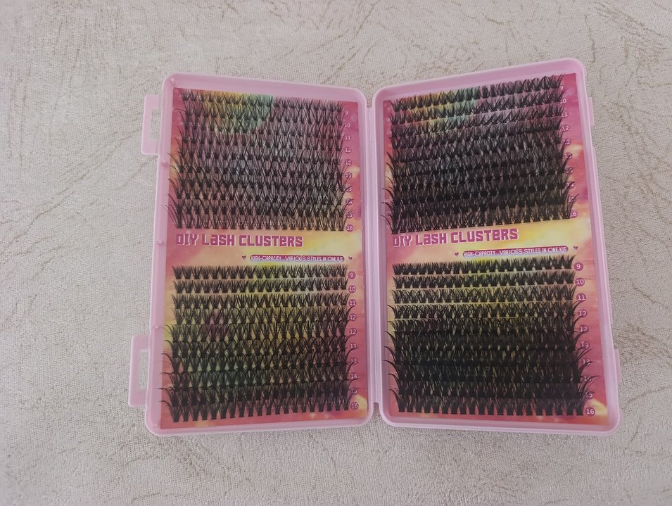 Renkli Koyu Kirpik Demetleri yapıştırıcıSİZ - Görsel 2