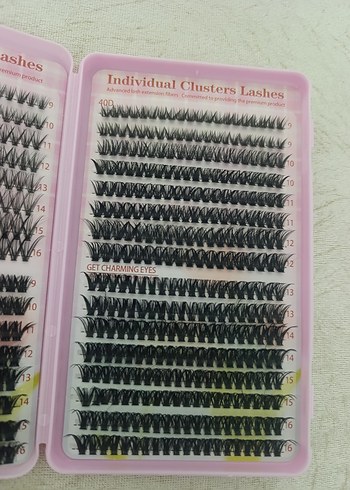 Pembe Koyu Renk Bireysel Kirpik Demetleri - Görsel 4