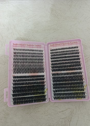 Pastel Pembe Takma Kirpik Seti - Görsel 4