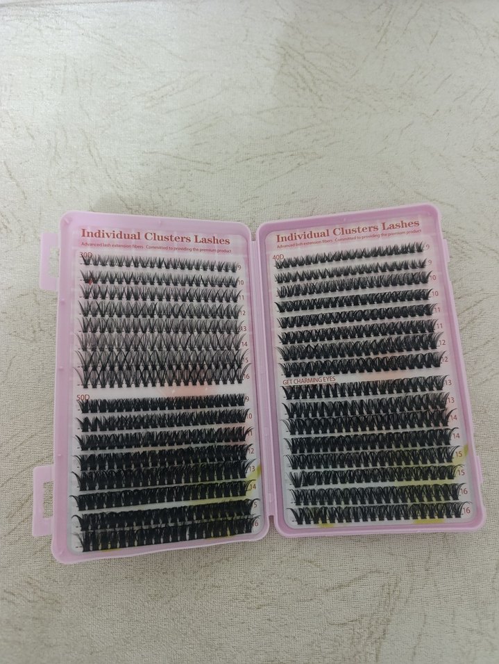 Pastel Pembe Takma Kirpik Seti - Görsel 4