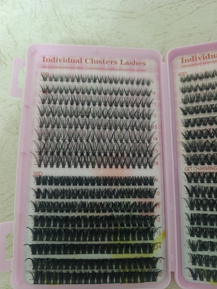 Pastel Pembe Takma Kirpik Seti - Görsel 2