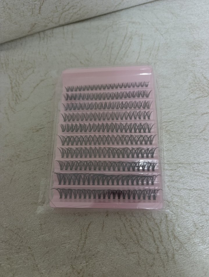 Pembe Kutuda Gri Takma Kirpik Seti - Görsel 3