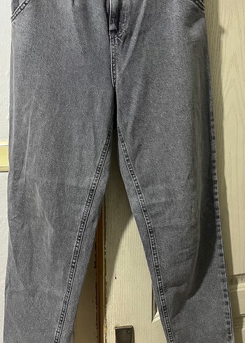 Defacto Gri Beli Lastikli Kadın Denim Pantolon