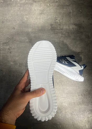 Mavi Gri Erkek Spor Ayakkabı Sneakers - Görsel 3