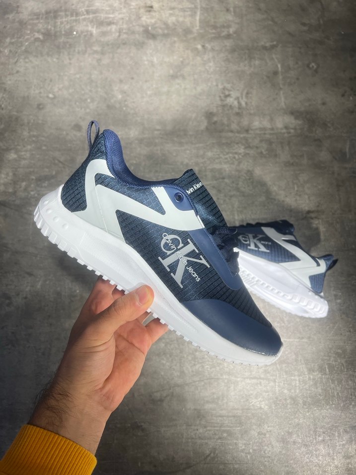 Mavi Gri Erkek Spor Ayakkabı Sneakers - Görsel 5