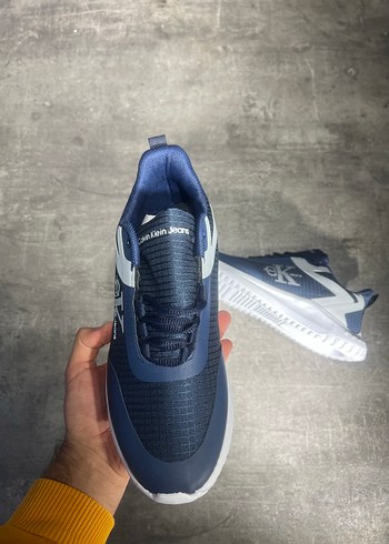 Calvin Klein Bağcıklı Erkek Mavi Sneaker - Görsel 4