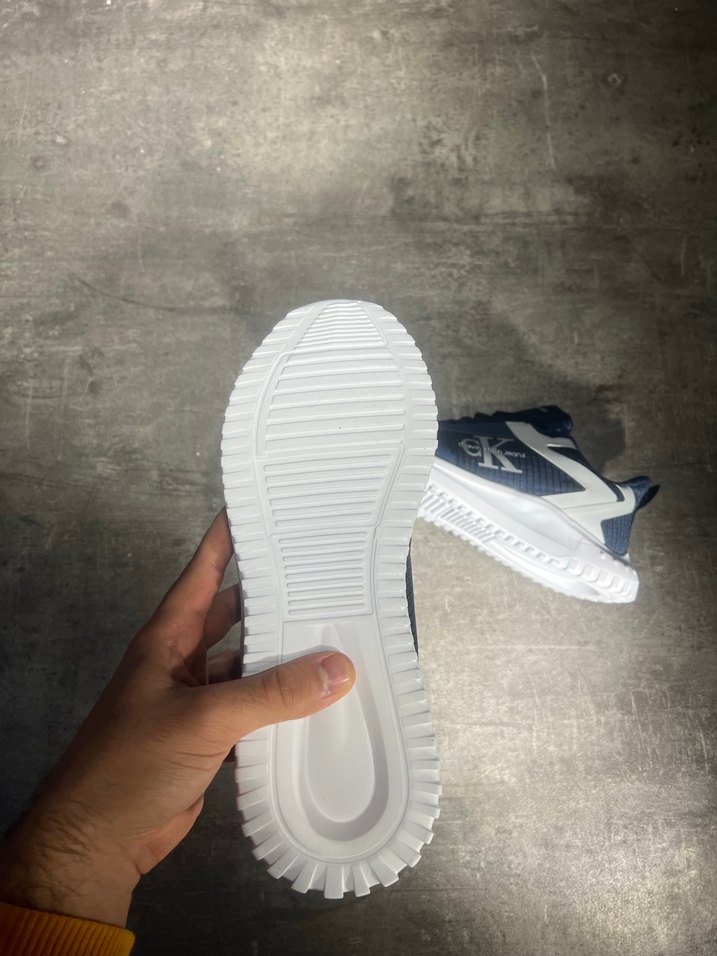 Calvin Klein Bağcıklı Erkek Mavi Sneaker - Görsel 3