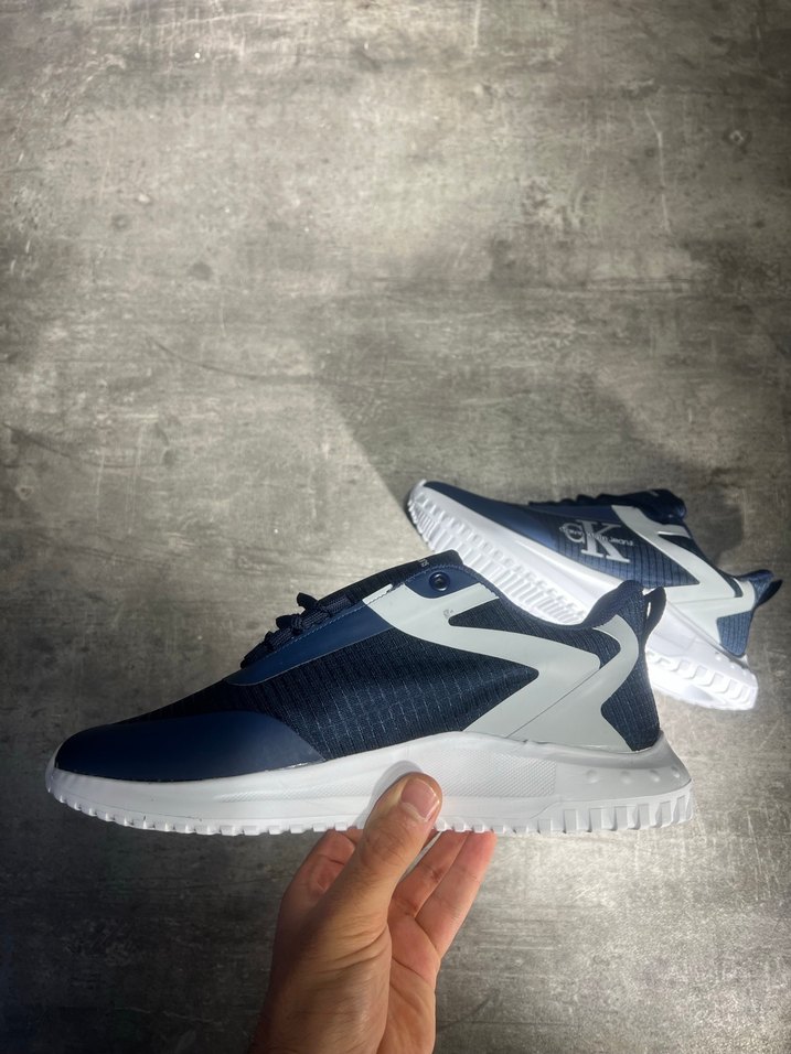 Calvin Klein Bağcıklı Erkek Mavi Sneaker - Görsel 2