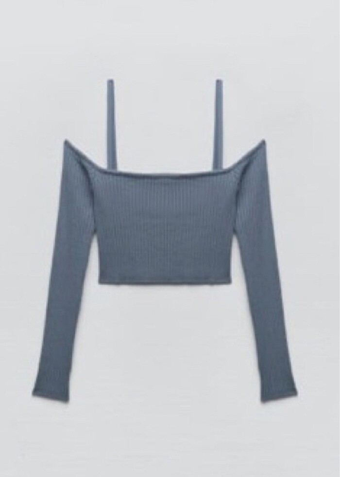 Zara fitilli pantolon ve çorap top ikili takım - Görsel 3