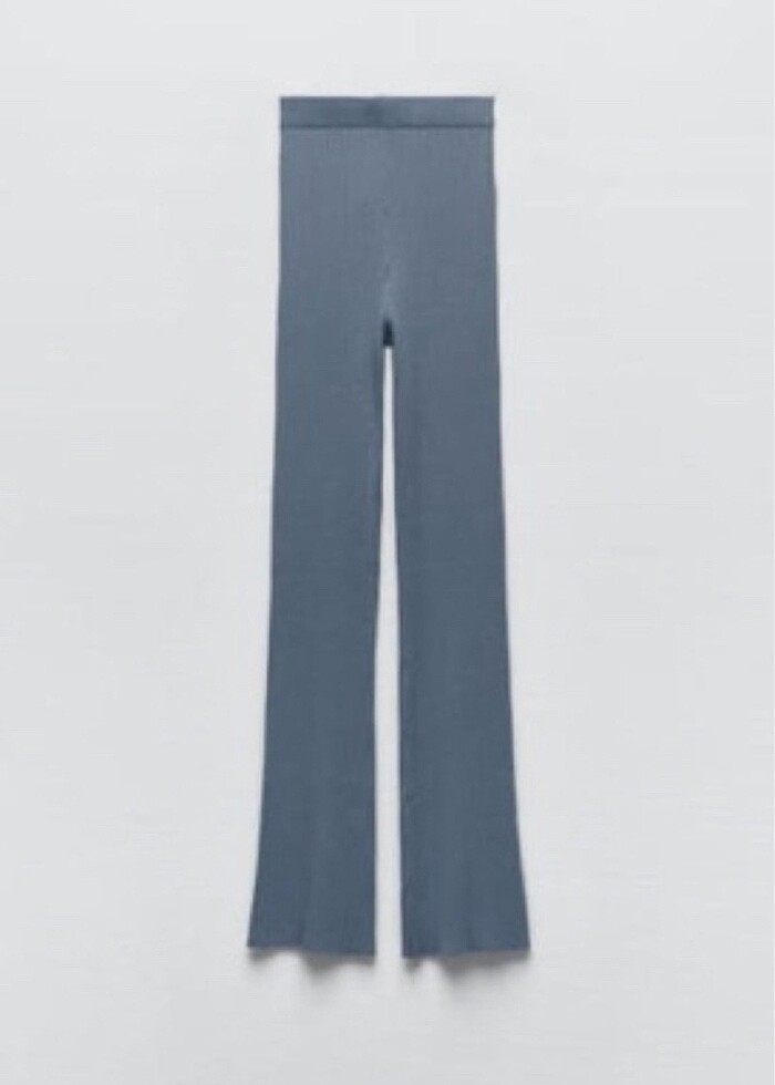 Zara fitilli pantolon ve çorap top ikili takım - Görsel 4