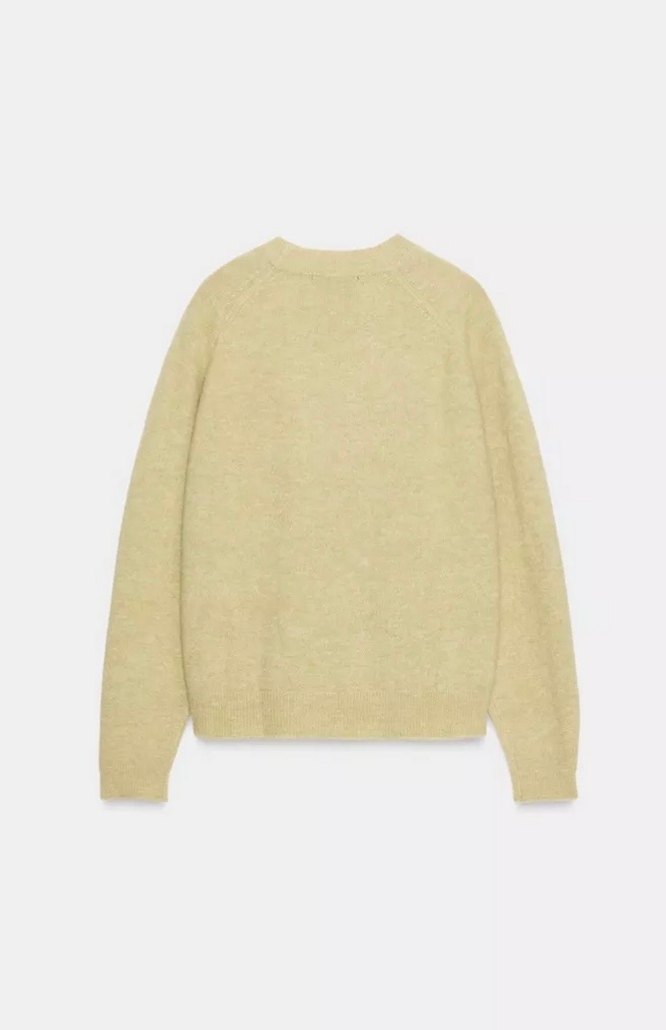 Yün alpaka karışımlı kazak - Görsel 5