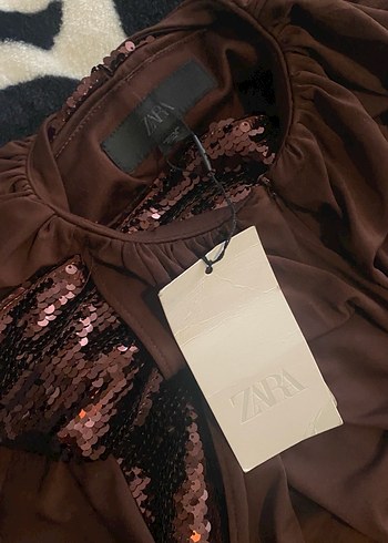 Kahverengi Drapeli Straplez Mini Elbise - Görsel 5