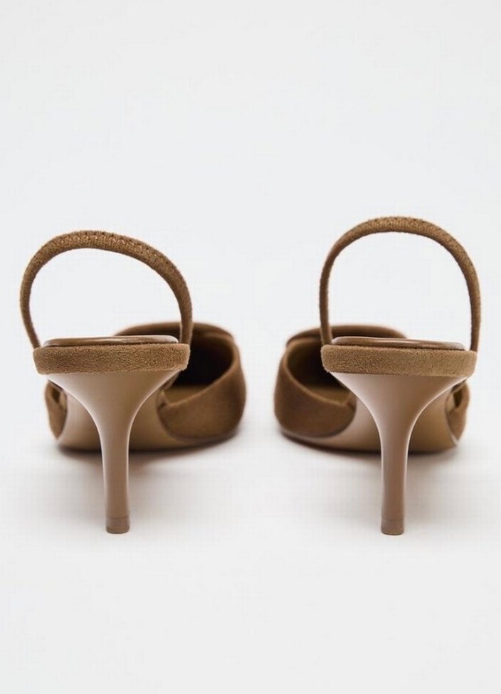 Süet Tokalı Stiletto Kadın Ayakkabı - Görsel 2