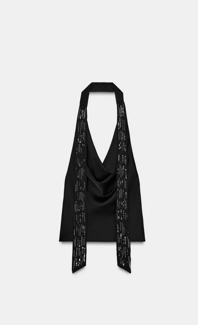 Drapeli Siyah Tie-Dye Salaş - Görsel 4