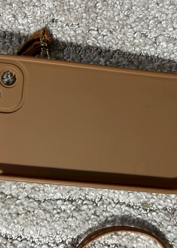 İPhone 11 Kahverengi Kartlık Detaylı Telefon Kılıfı - Görsel 4