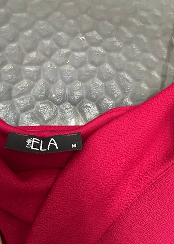 Bordo Drapeli Uzun Abiye Elbise - Görsel 5