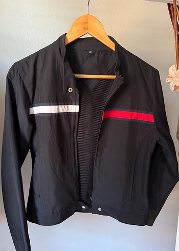 Düğmeli Siyah Biker Kadın Ceket