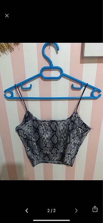 Tally Weijl Yılan desen crop askılı