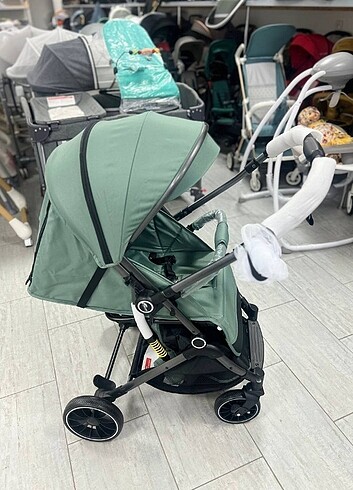 9- 36 kg Beden yeşil Renk SIFIR ÇİFT YÖNLÜ KABİN BOY BEBEK ARABASI