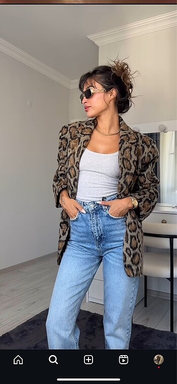 m Beden Leopar kaşe