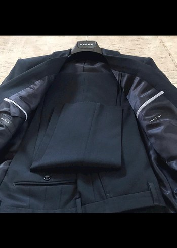 Sarar 50 6 Slim Lacivert Takim Elbise