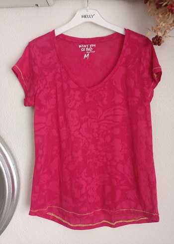 ince penye tişört M beden - Görsel 6