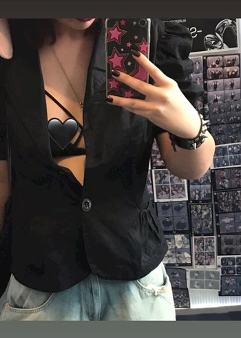gothic y2k yelek