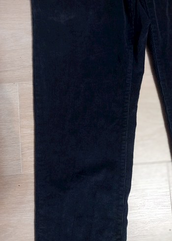 Mavi Fitilli kadife pantolon - Görsel 3