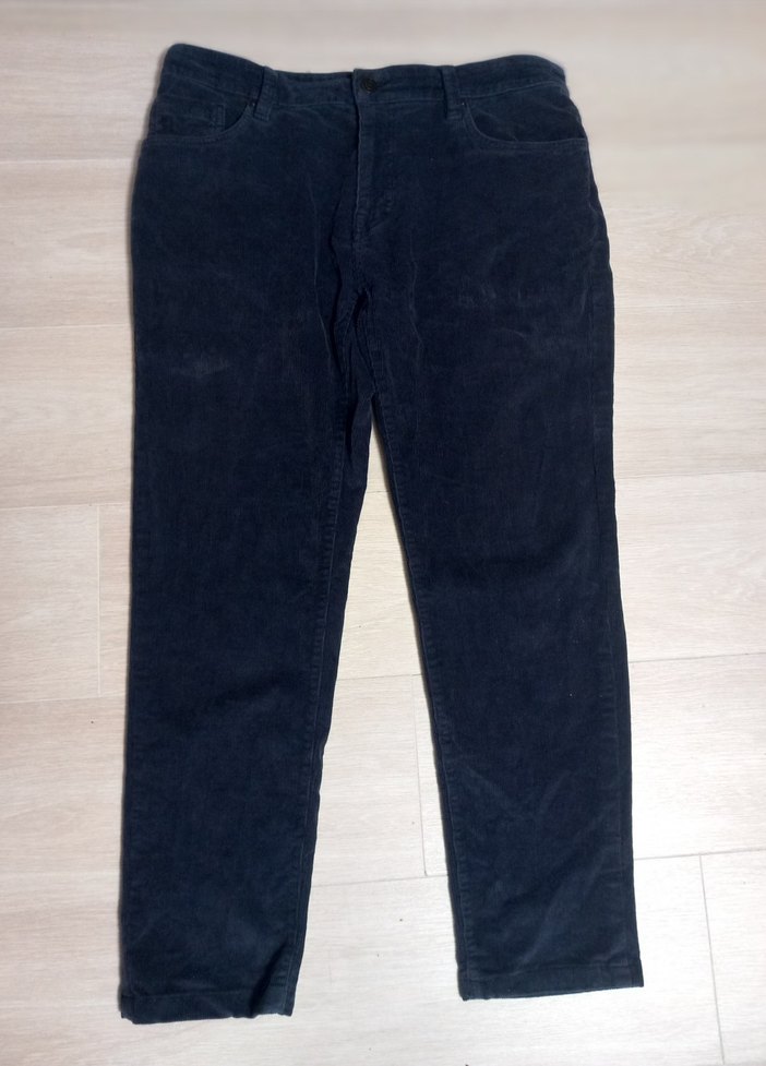 Mavi Fitilli kadife pantolon - Görsel 2