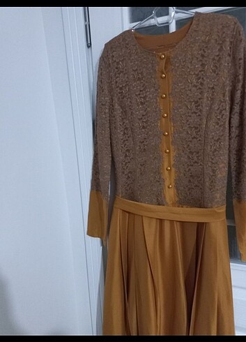 Vintage özel dikim Abiye Elbise - Görsel 3