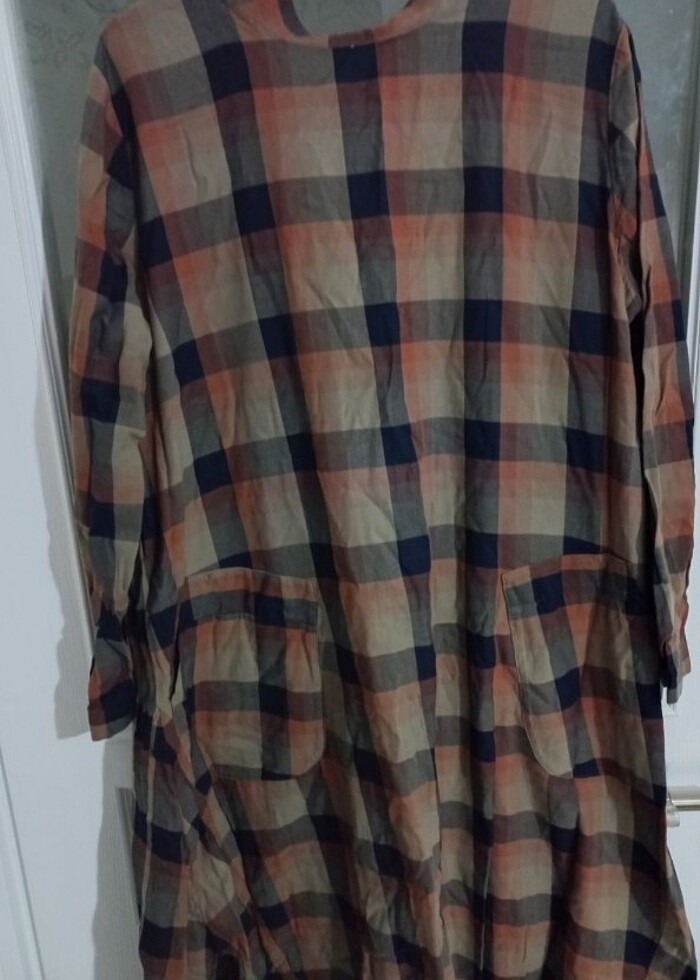 Ekoseli tunik - Görsel 3