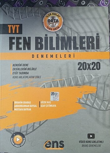Tyt fen deneme ens yayınları