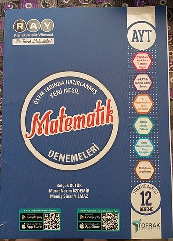 Ayt matematik deneme toprak yayıncılık