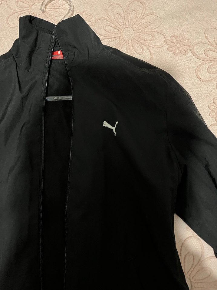 Erkek Siyah Fermuarlı Midi Rüzgarlık - Görsel 2