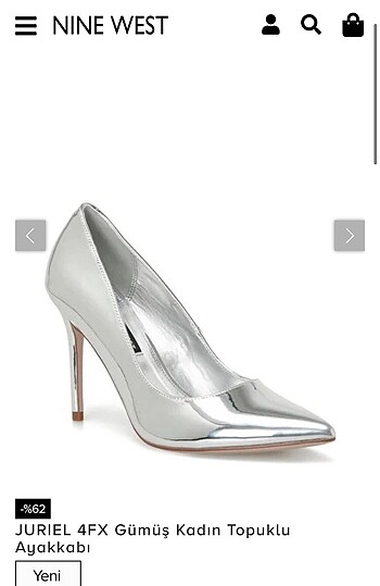 Nine West Gümüş Stiletto