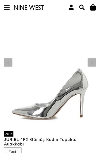 Nine West Nine West Gümüş Stiletto