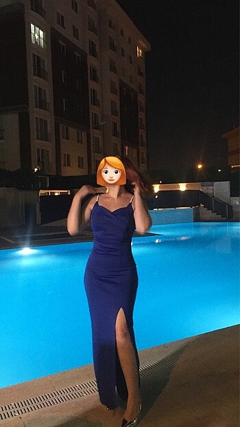 Lacivert Abiye