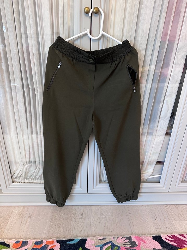 İpekyol Basics Haki Rahat Pantolon - Görsel 2