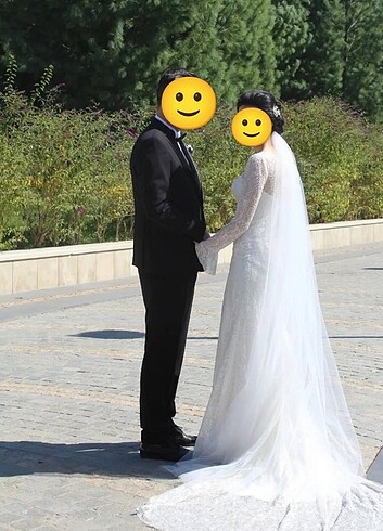  Bir kaç saat giyilmiş Temiz gelinlik  - Görsel 2