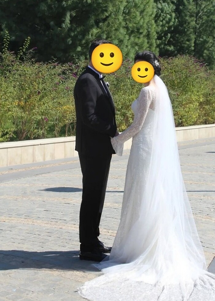  Bir kaç saat giyilmiş Temiz gelinlik  - Görsel 2