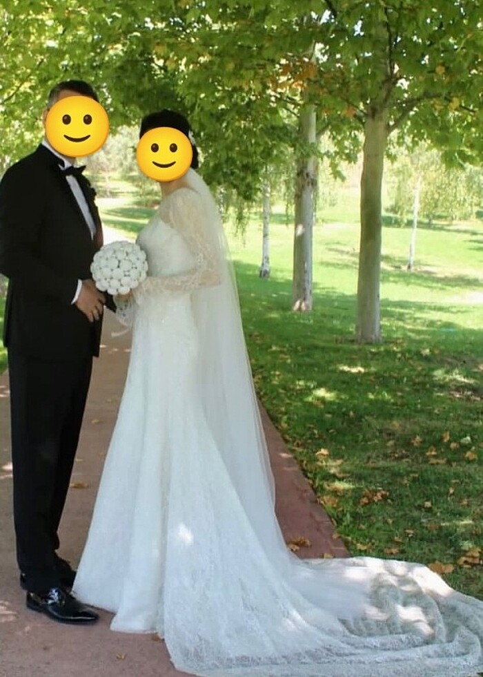  Bir kaç saat giyilmiş Temiz gelinlik  - Görsel 5