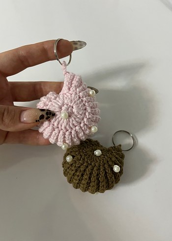 Bohem Tarz Örgü Kadın Anahtarlık Seti - Görsel 3