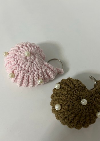 Bohem Tarz Örgü Kadın Anahtarlık Seti - Görsel 2