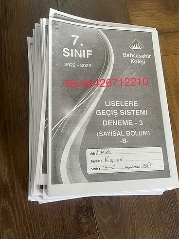 Bahçeşehir Koleji 7. Sınıf Denemeleri